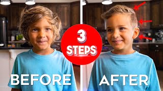 Easy Boys Haircut Tutorial | Step by Step