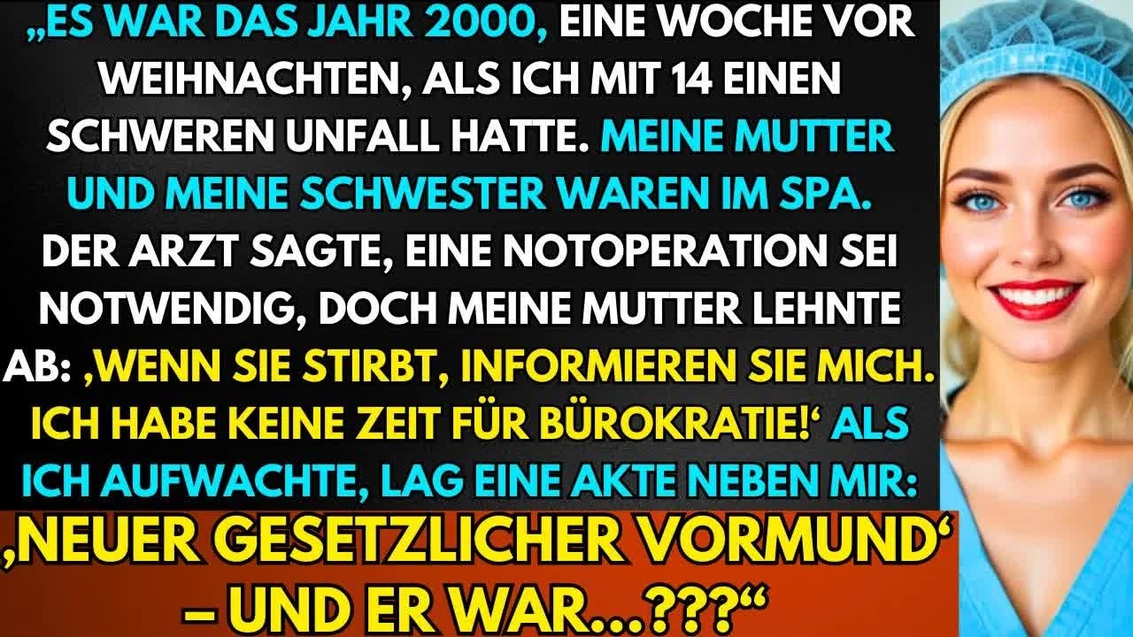 „Mit 14, schwerer Unfall vor Weihnachten. Mutter ließ mich im Stich, er wurde mein Vormund…？“