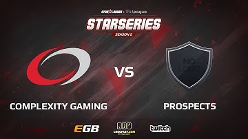 [EN] Complexity  vs ProspectGG, map 1 overpass, SL i-League StarSeries S2 American Qualifiers