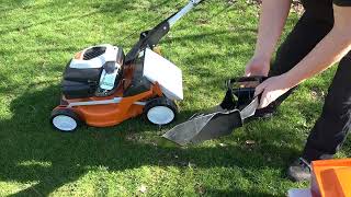 Stihl Benzin-Rasenmäher RM 650V mit Vario-Radantrieb lässt sich Ihrer Wunschgeschwindigkeit anpassen by Forst & Gartentechnik Eschbaumer 4,957 views 1 month ago 7 minutes, 25 seconds