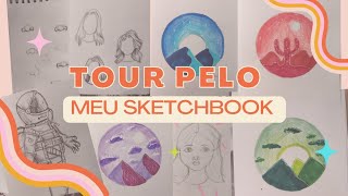Tour Pelo Meu Sketchbook Naty Amorim