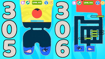 Save the Fish Level 305 & 306