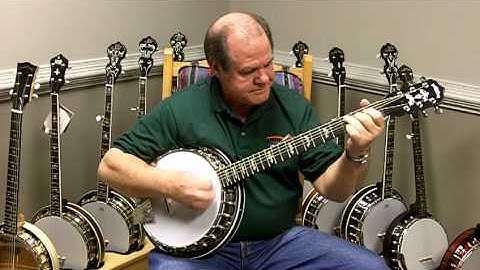 Banjo.com video: demo of a new Deering Eagle II Six String Banjo