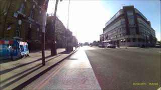 Riding through London - Vigil for another fallen cyclist