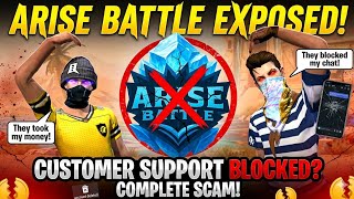 🚨 Arise Battle App EXPOSED 😡 | Free Fire Tournament Scam | Blocked Me & My Friends! scammer app screenshot 2