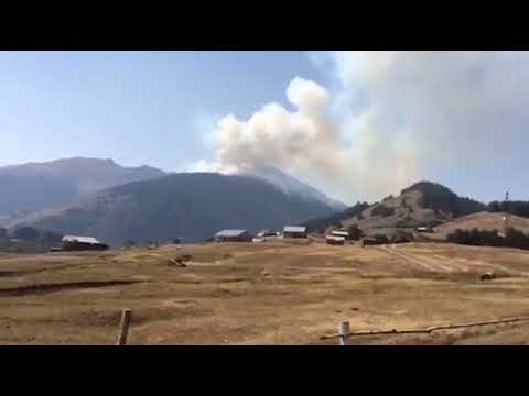 თუშეთში ხანძარია