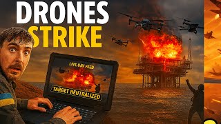 Ukrainian Drones SMASH Russian Gas Platform — Then THIS Happened