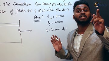 Bolted Connections Numericals - 1 | Steel Structures - GATE