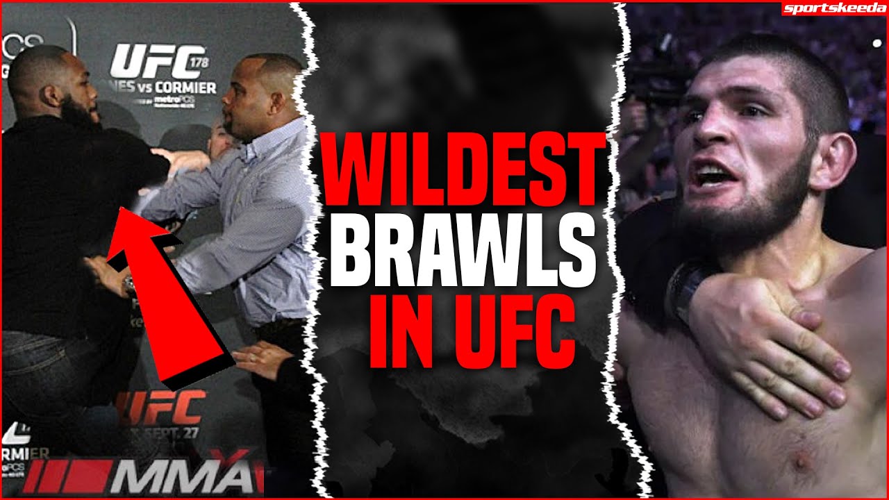 5 Craziest Backstage Brawls in UFC History YouTube