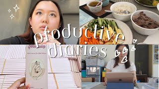 Productive Diaries |  long weekend , small business update, cooking delicious meals 🍳