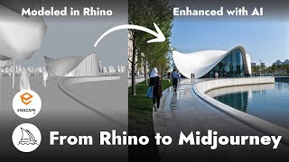 From Rhino Model to AI Render (Midjourney Workflow)