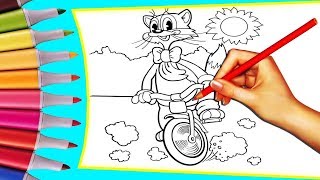 🐈Детские раскраски для малышей из мультфильма Кот Леопольд 🐈Детские раскраски для малышей из мультфильма Кот Леопольд
