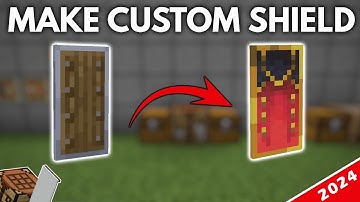 How to Craft a Custom Shield in Minecraft (STEP-BY-STEP-GUIDE)