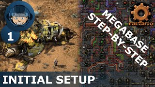 Build a MegaBase From Scratch in Factorio: Step-By-Step Guide (Initial Setup)