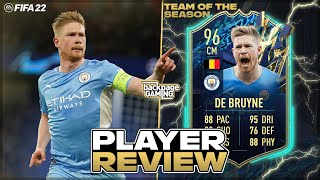 The Best CM in FIFA! 🔥 96 TOTS Kevin De Bruyne Player Review! | FUT 22 The Best CM in FIFA! 🔥 96 TOTS Kevin De Bruyne Player Review! | FUT 22