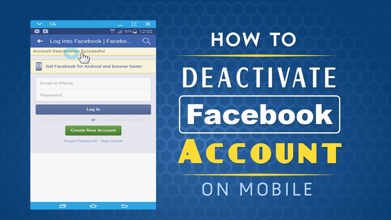 video of how to deactivate facebook account