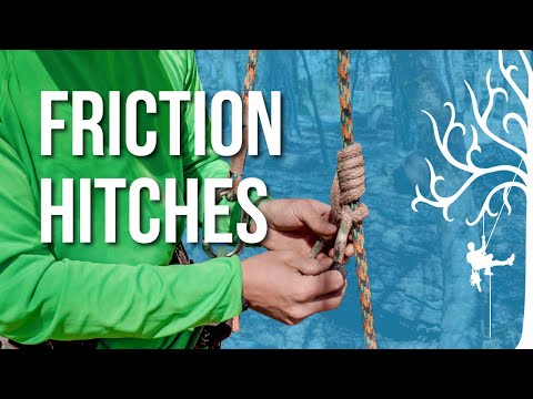 Friction hitches every climber should know | beginner climbing | how to tie knots for tree climbing