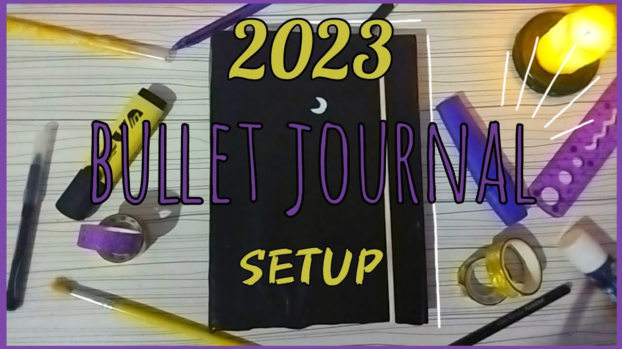 بلانر 2023 | تخطيط العام الجديد | 2023 bullet journal setup