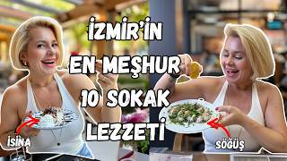 İzmir Sokak Lezzetleri Rehberi | En Meşhur 10 Lezzetini Yedim | İzmir vlog 2