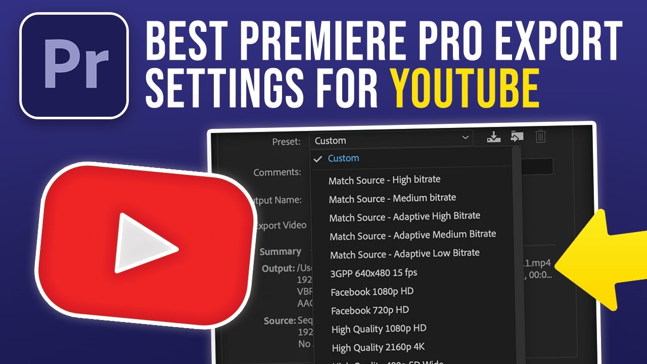 Best Premiere Pro Export Settings For YouTube 2024 YouTube best-premiere-pro-export-settings-for-youtube-2024-youtube
