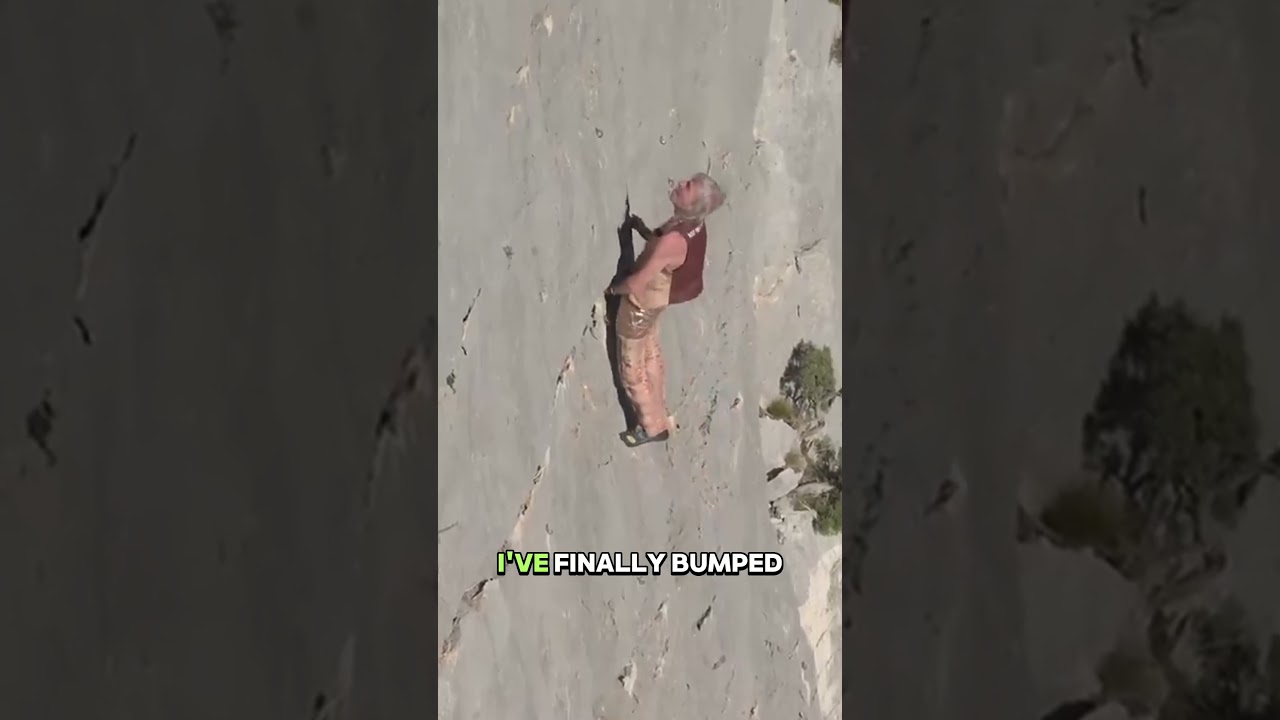 61 year old climbing skyscraper with no rope 