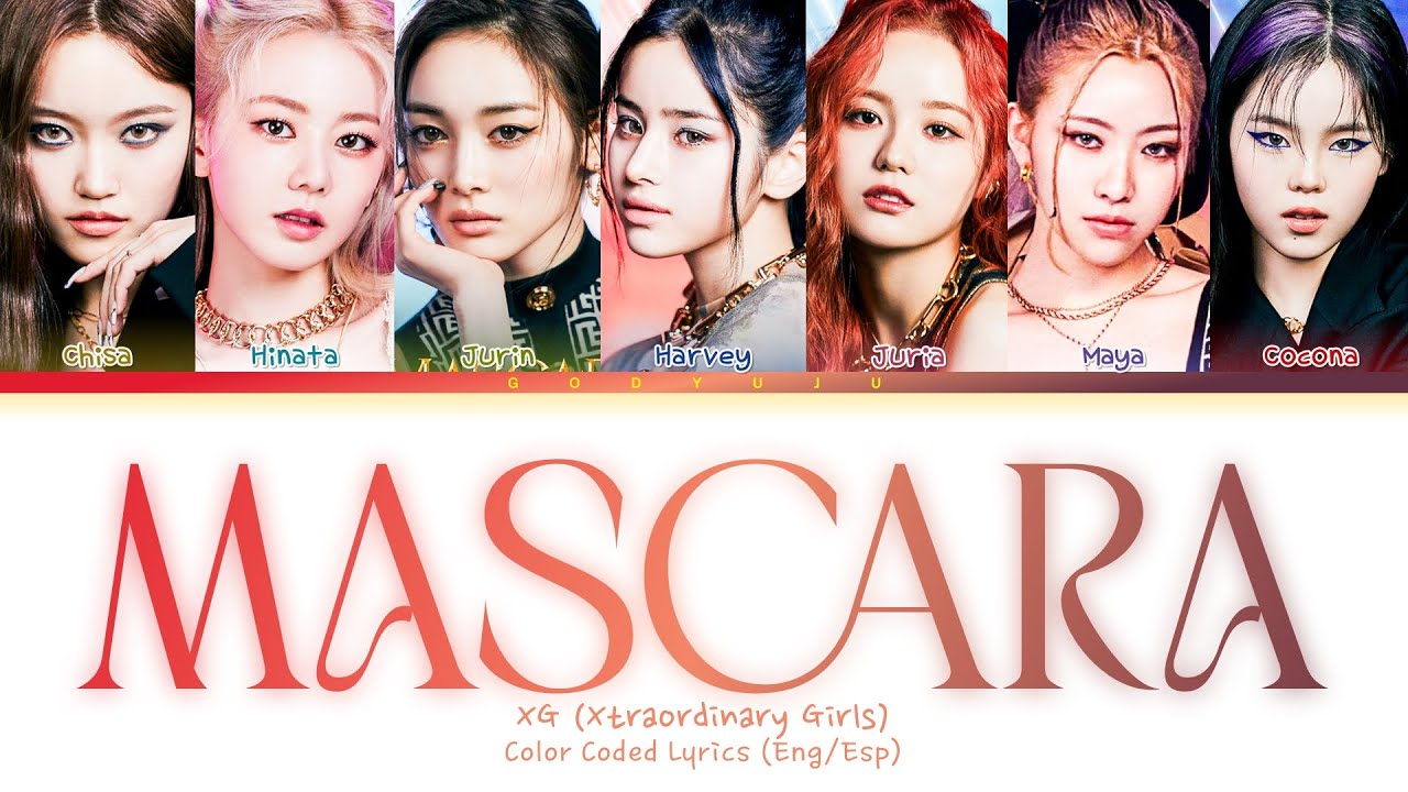 XG 'MASCARA' Color Coded Lyrics YouTube