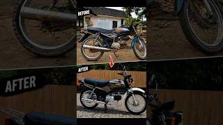 Before vs After Motorcycle Restoration 🔧