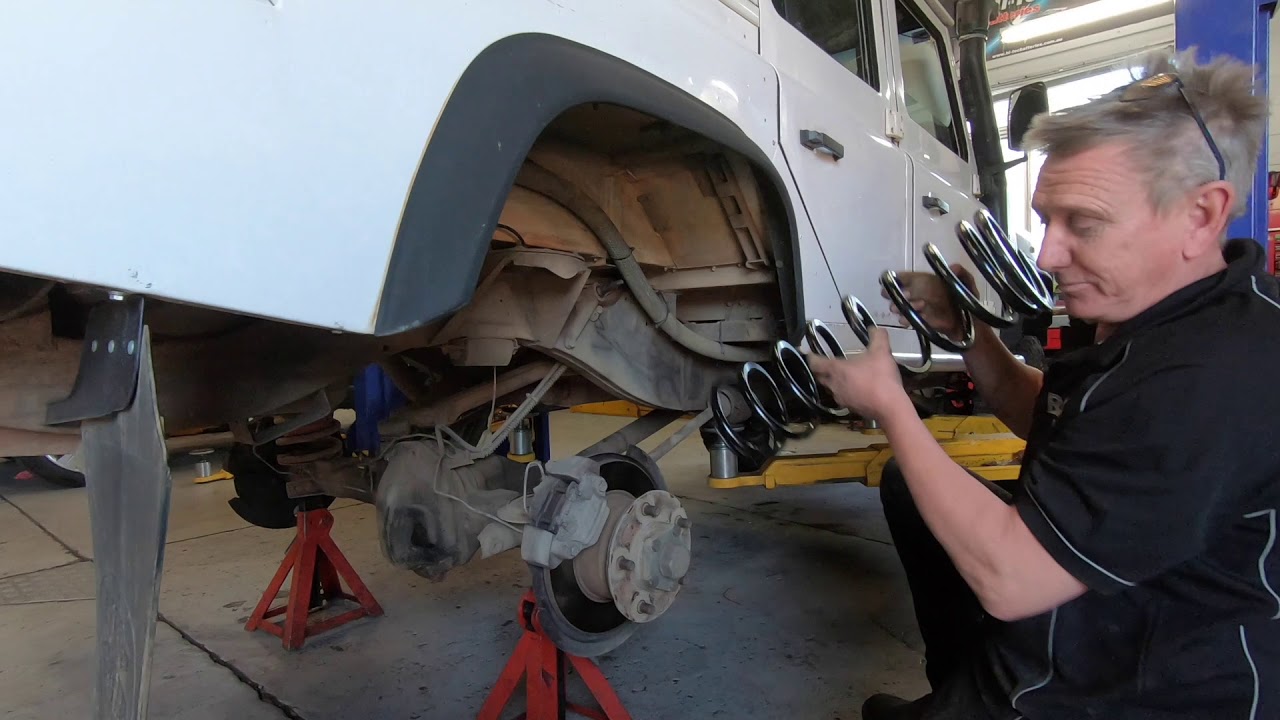 Land Rover Defender OME longtravel suspension installation YouTube