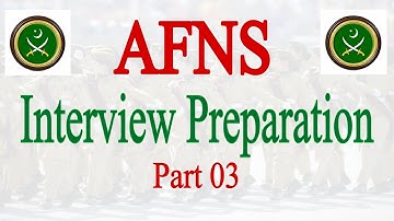 AFNS Interview Important Questions | AFNS Interview Preparation Part 03