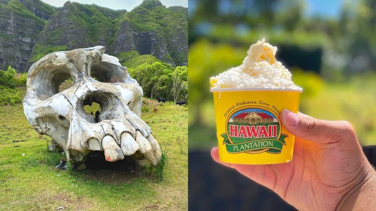 Touring Jurassic World & Kong Skull Island Filming Locations In Hawaii | Dole Plantation Summer Food