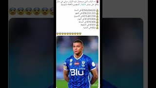 ‏🚨 — الراتب الذي سيحصل عليه كيليان مبابي في حال وافق على عرض ‎الهلال السعودي (العملة باليورو):😱😨😨😨