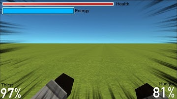 Realistic concept (thirst, hunger, energy) | simple sandbox 2