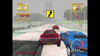 Dirt Dash 1995 Namco Blue Dragon & Red Lightining Mt Hill Playthrough