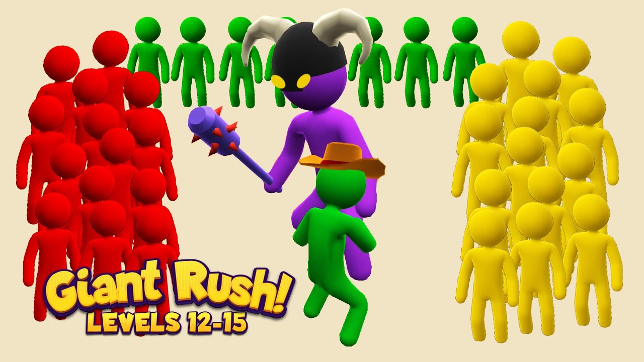 Giand Rush! Levels 12-13-14-15 Gameplay iOS Android Games