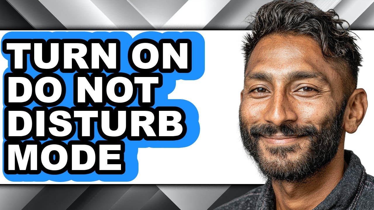 How to Turn on Do Not Disturb Mode (updated) - YouTube