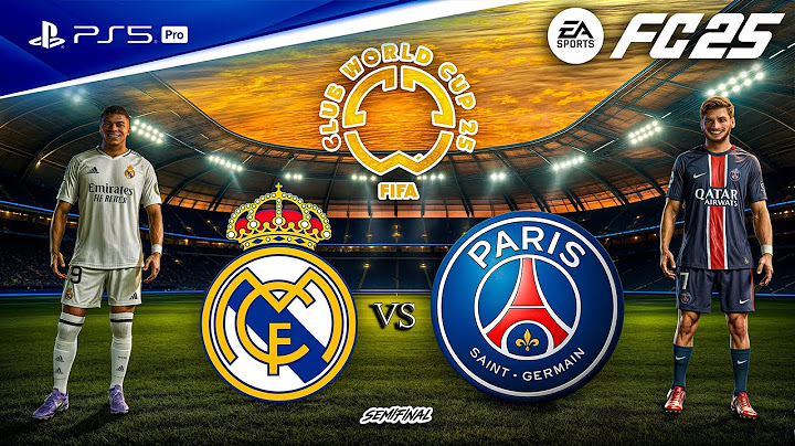 FC 25 - Real Madrid vs. PSG | FIFA Club World Cup 2025 Semi Final | PS5™ Pro [4K60]