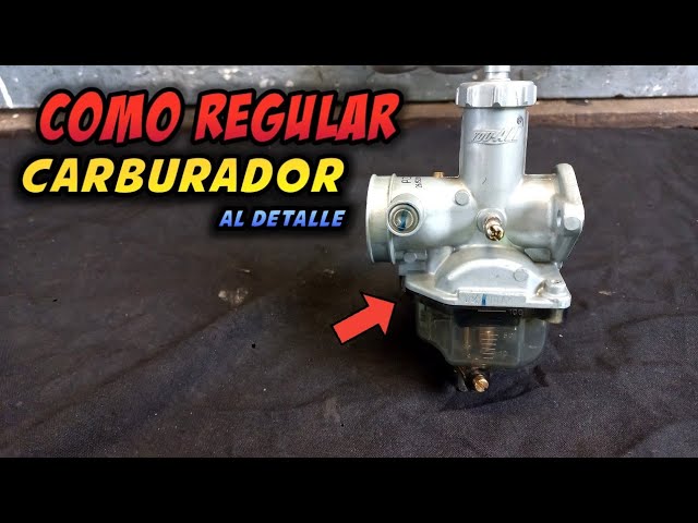 How to CARBURE YOUR MOTORCYCLE adjust screw / tune carburetor in detail - YouTube