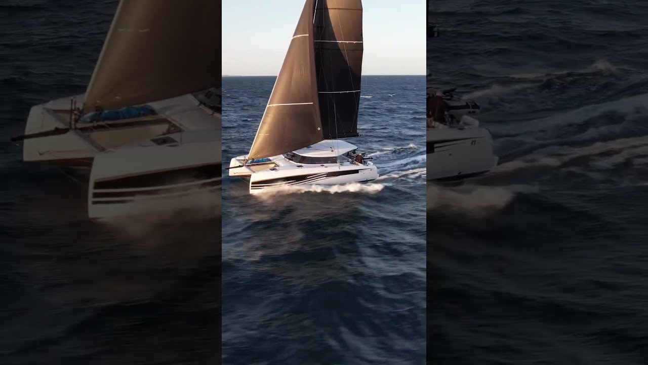 Nautitech 41 Type S at 16 Knots!