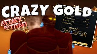 Insane New Gold And XP Farming Method In Attack On Titan Revolution  Update 4!