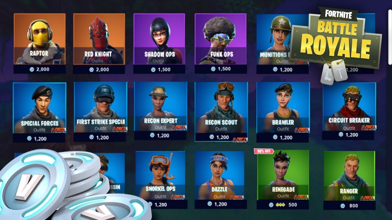 tous les skins sont disponibles dans la boutique fortnite concept - skin bambi noir fortnite