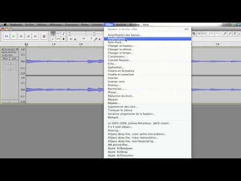 conversion CAF vers WAV dans audacity