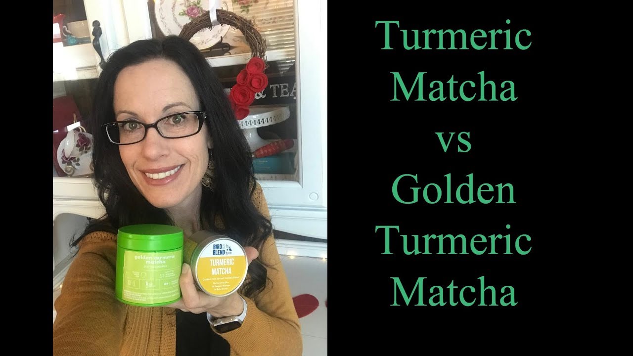 Turmeric Matcha Comparison and Review! (DAVIDs TEA vs Bird & Blend