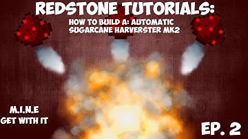 Minecraft Redstone Tutorials Ep. 2: Automatic Sugarcane Harvester Mk2