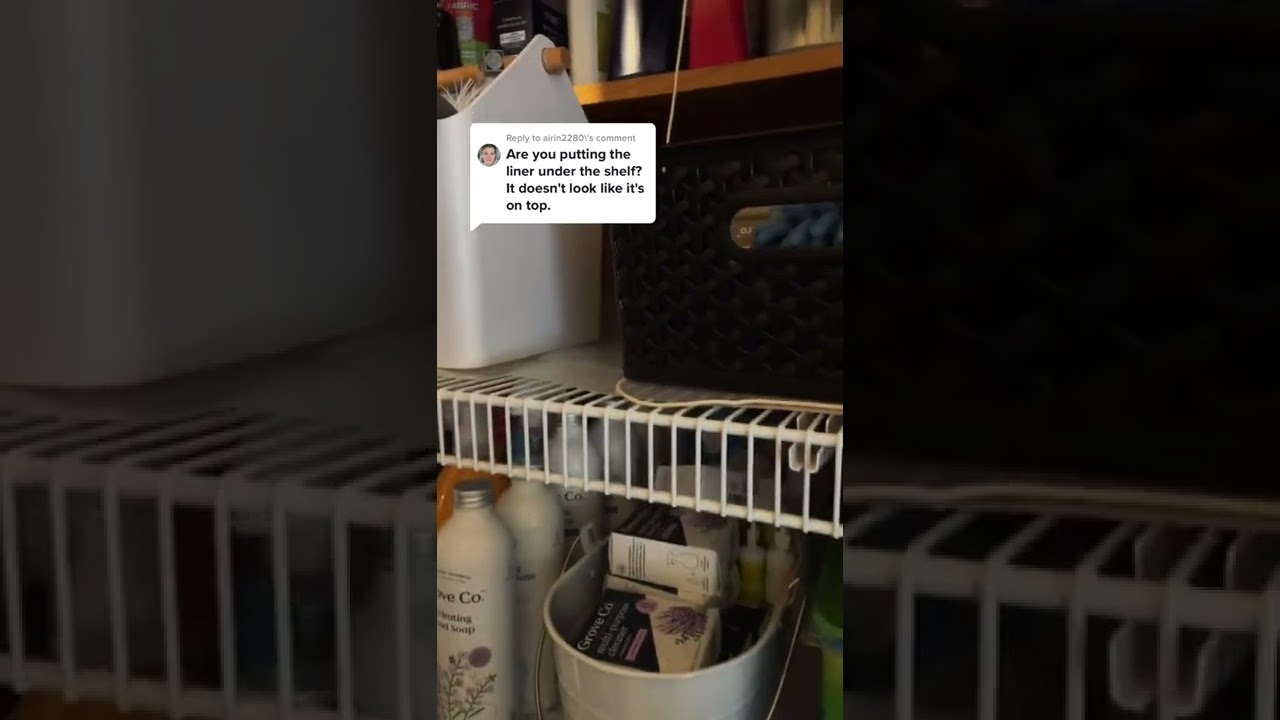 liner on wire shelves 