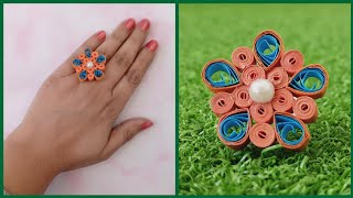 Quilling Finger Ring Tutorial Beginners Diy