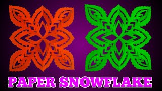 ❄️ INCREDIBLE PAPER SNOWFLAKE ❄️СНЕЖИНКА ИЗ БУМАГИ ❄️ #diy
