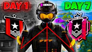 Using R6 Siege CHEATS To Speed Run From Unranked To Champion (1 Day - 7 Days)