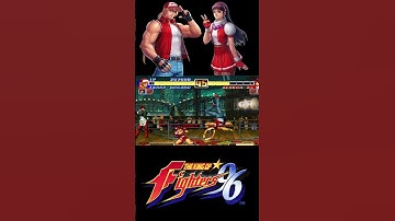 (AGS) Terry vs Athena🎮🎮🎮 [KOF 96] #fightinggames #kof #shorts #viral