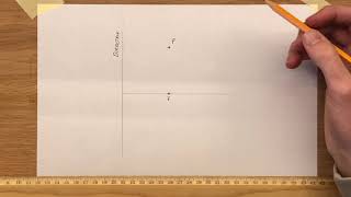Constructing a parabola using the Eccentricity method