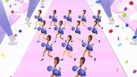 Cheerleader Run 3D - Gameplay All Levels Android,ios Part 2